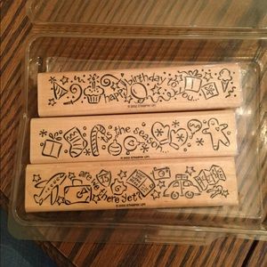 Border Buddies rubber stamp set